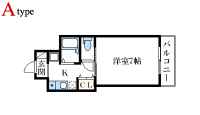 ロールス立花間取りAtype